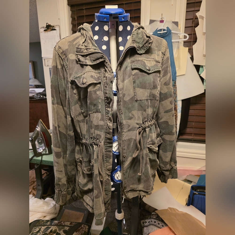 Design Lab Lord & Taylor Olive Jacket